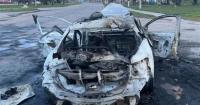 Дрон знищив авто поліції під Сумами, є важкопоранені (фото)