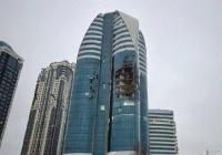 У "Грозному-Сіті" мінус щонайменше 5 поверхів: фото та відео підсмаженого ділового центру