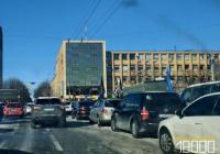 Під стінами Черкаської ОВА ветерани зупинили автоколону і проводять протест через загибель Сергія Русінова