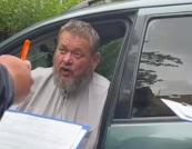 В Ужгороді п'яний священик влаштував ДТП і матюкав поліцію (відео)