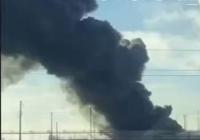 Палає нафтоперекачувальна станція "Тингута" у Волгоградській області, небо затягло чорним димом (відео)