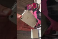 В Запорожье у школьницы в руках загорелся iPhone (видео)