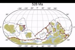 Ученые показали движение тектонических плит Земли за миллиард лет (видео)