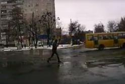 В городе Смила был замечен супермен (видео)