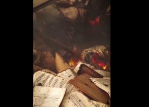 Внаслідок удару РФ по Харкову згоріли 50 тисяч книг (відео)