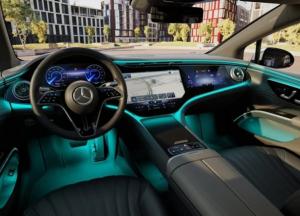 Інтер'єр Mercedes Benz EQS: розкіш та сучасні технології